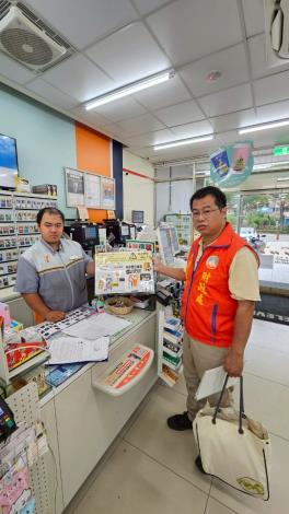 轄區內超商加熱煙稽查及宣導