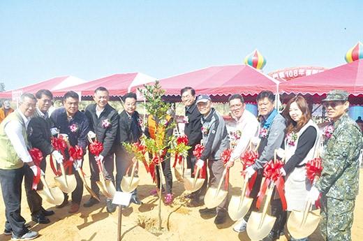 1080312 108年植樹節活動於金寧鄉古寧頭沙崗安東一營區旁舉辦