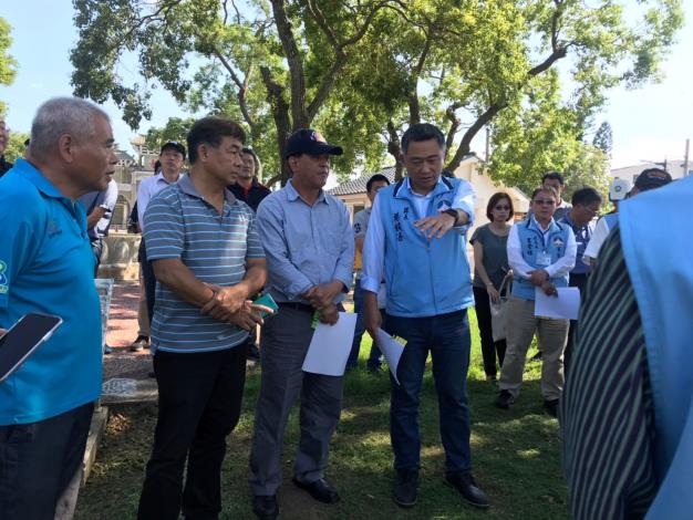 1090604 縣長主持山外溪城鎮地景風貌改造分工事項會勘