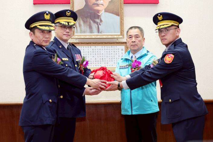 警察局卸、新任分局長聯合交接典禮-1