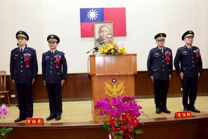 警察局卸、新任分局長聯合交接典禮-4