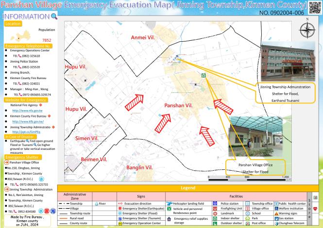 Panshan Village Evacuation Maps