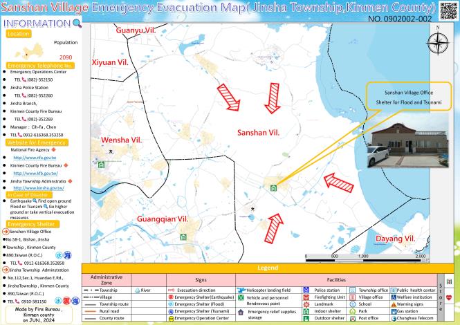 Sanshan Village Evacuation Ma