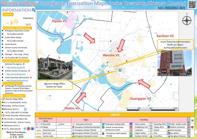 Wensha Village Evacuation Ma