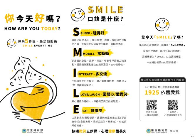 「SMILE」心理健康宣導