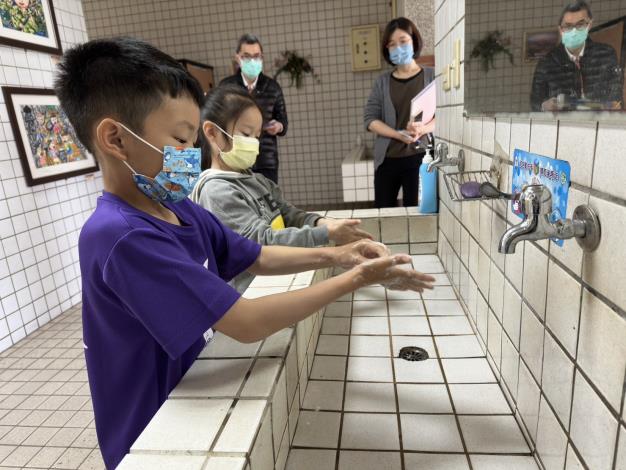 1120426疾病管制署台北區管制中心金門辦事處進行腸病毒防治及衛生教育成效抽查1