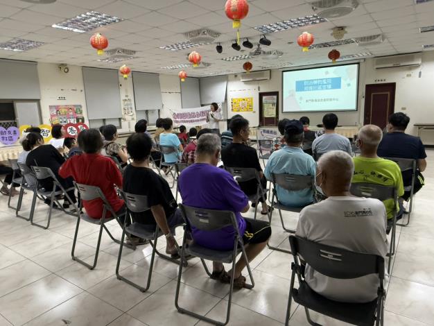 1140811辦理114年度老人心理健康促進「守護銀心」曁老人憂鬱篩檢活動2