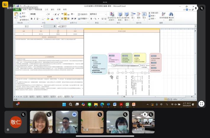 1140924召開114年度第9次長照個案討論會2