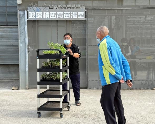 秋季蔬菜穴盤苗第二批發放