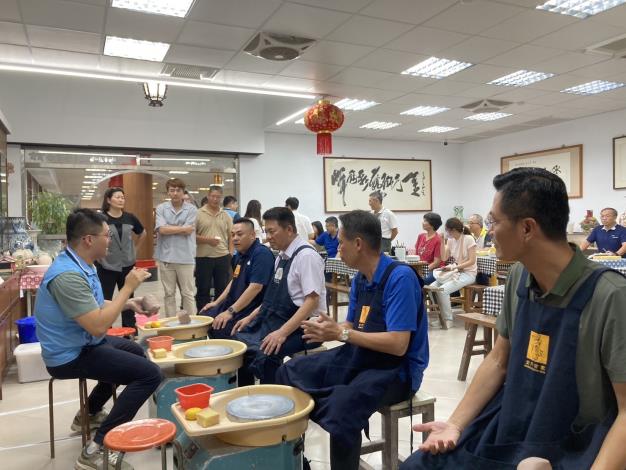 1130822 警察局蒞臨金門縣陶瓷廠體驗陶瓷藝術2