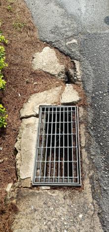 1100510道路附屬設施養護-環島北路一段水溝蓋板破損修復