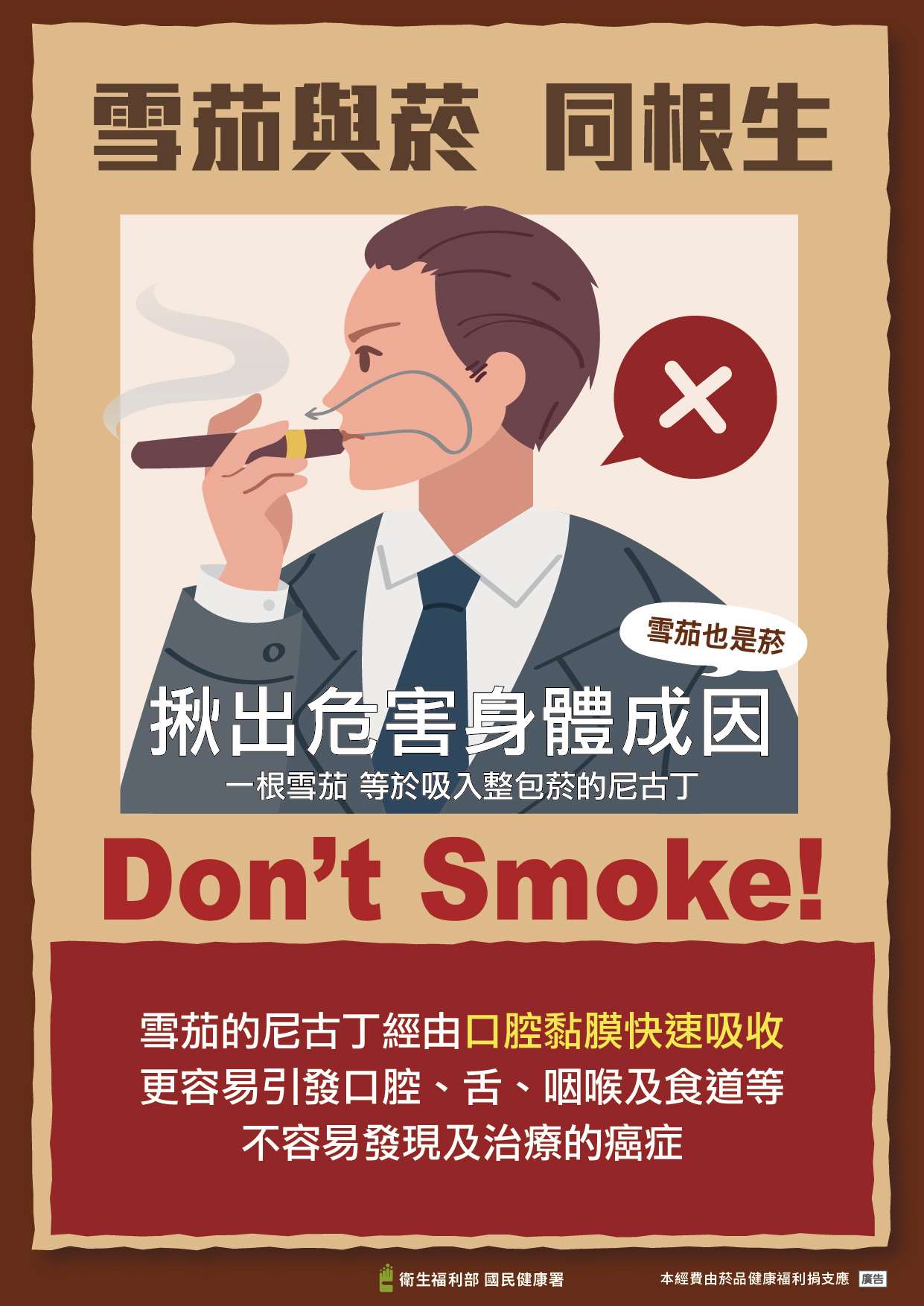 抽雪茄非吸菸的安全替代品1